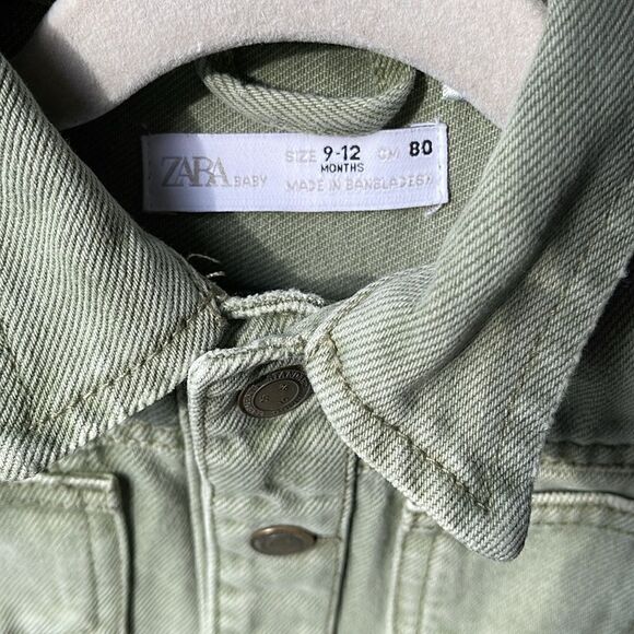 Zara Kids 100% cotton Jean Jacket Size 9-12 months - Picture 3 of 6